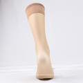 China supplier skin color nude transparent ankle socks women with cheap price